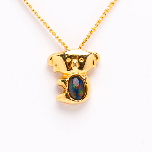 Gold Plated Triplet Koala Pendant